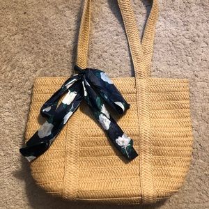 Draper James Straw Summer Shoulder bag